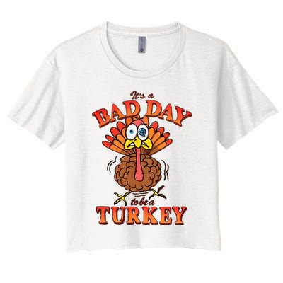 Shithead Steve Its A B.A.D Day To Be A Turkey Crop Top