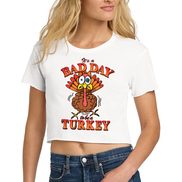Shithead Steve Its A B.A.D Day To Be A Turkey Crop Top