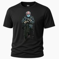 Sanders Sitting Inauguration Bernie Meme Chairman Sanders Cooling Performance Crew T-Shirt