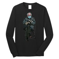 Sanders Sitting Inauguration Bernie Meme Chairman Sanders Long Sleeve Shirt