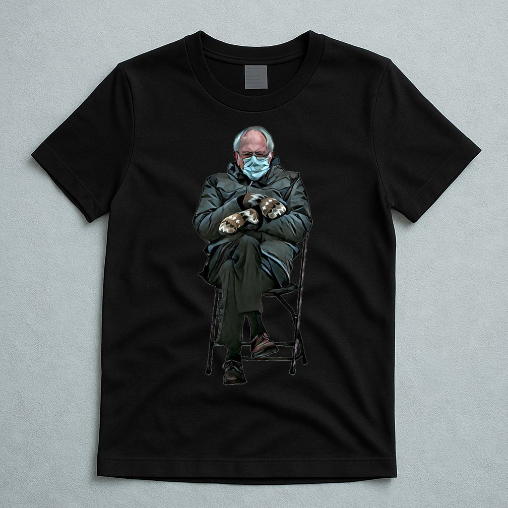 Sanders Sitting Inauguration Bernie Meme Chairman Sanders T-Shirt