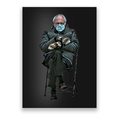 Sanders Sitting Inauguration Bernie Meme Chairman Sanders Poster