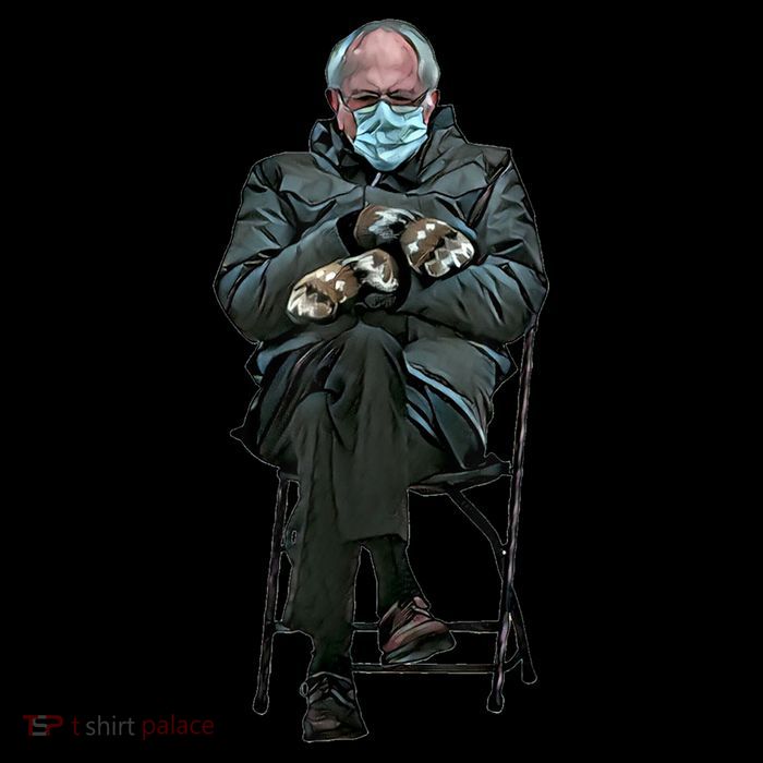 Sanders Sitting Inauguration Bernie Meme Chairman Sanders Poster