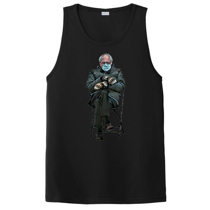 Sanders Sitting Inauguration Bernie Meme Chairman Sanders PosiCharge Competitor Tank