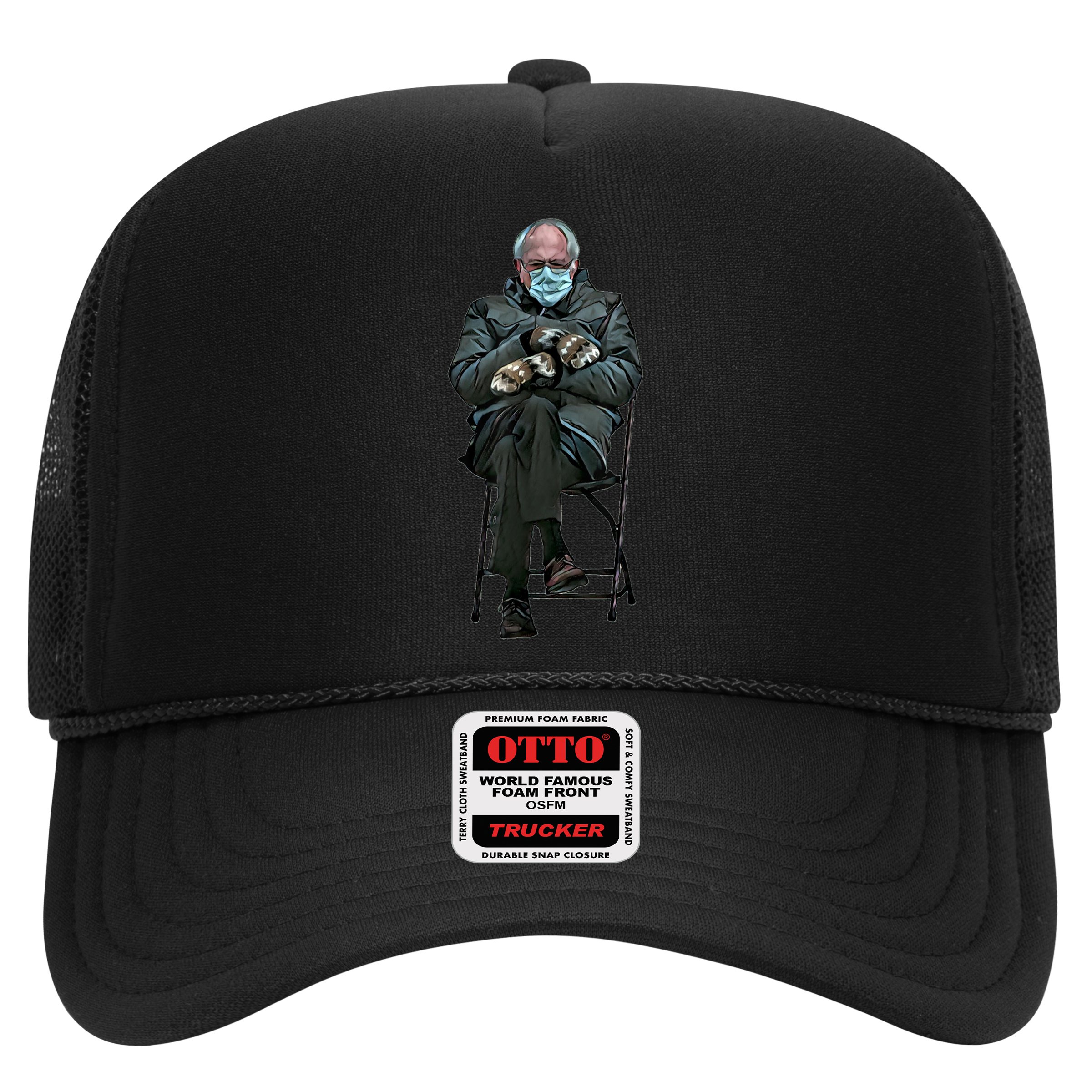 Sanders Sitting Inauguration Bernie Meme Chairman Sanders Hat