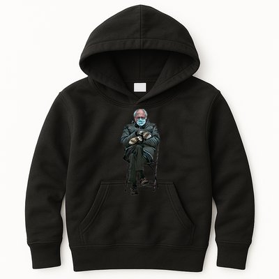 Sanders Sitting Inauguration Bernie Meme Chairman Sanders Kids Hoodie