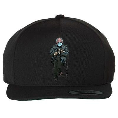 Sanders Sitting Inauguration Bernie Meme Chairman Sanders Wool Snapback Cap
