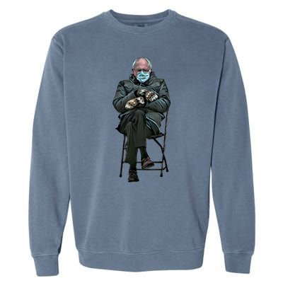 Sanders Sitting Inauguration Bernie Meme Chairman Sanders Garment-Dyed Sweatshirt