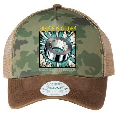 Snarky Silence is Golden  Legacy Tie Dye Trucker Hat