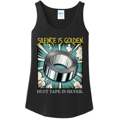 Snarky Silence is Golden  Ladies Essential Tank