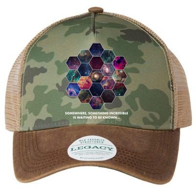 Somewhere Something Incredible Is Waiting To Be Known Legacy Tie Dye Trucker Hat