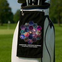 Somewhere Something Incredible Is Waiting To Be Known Golf Towel