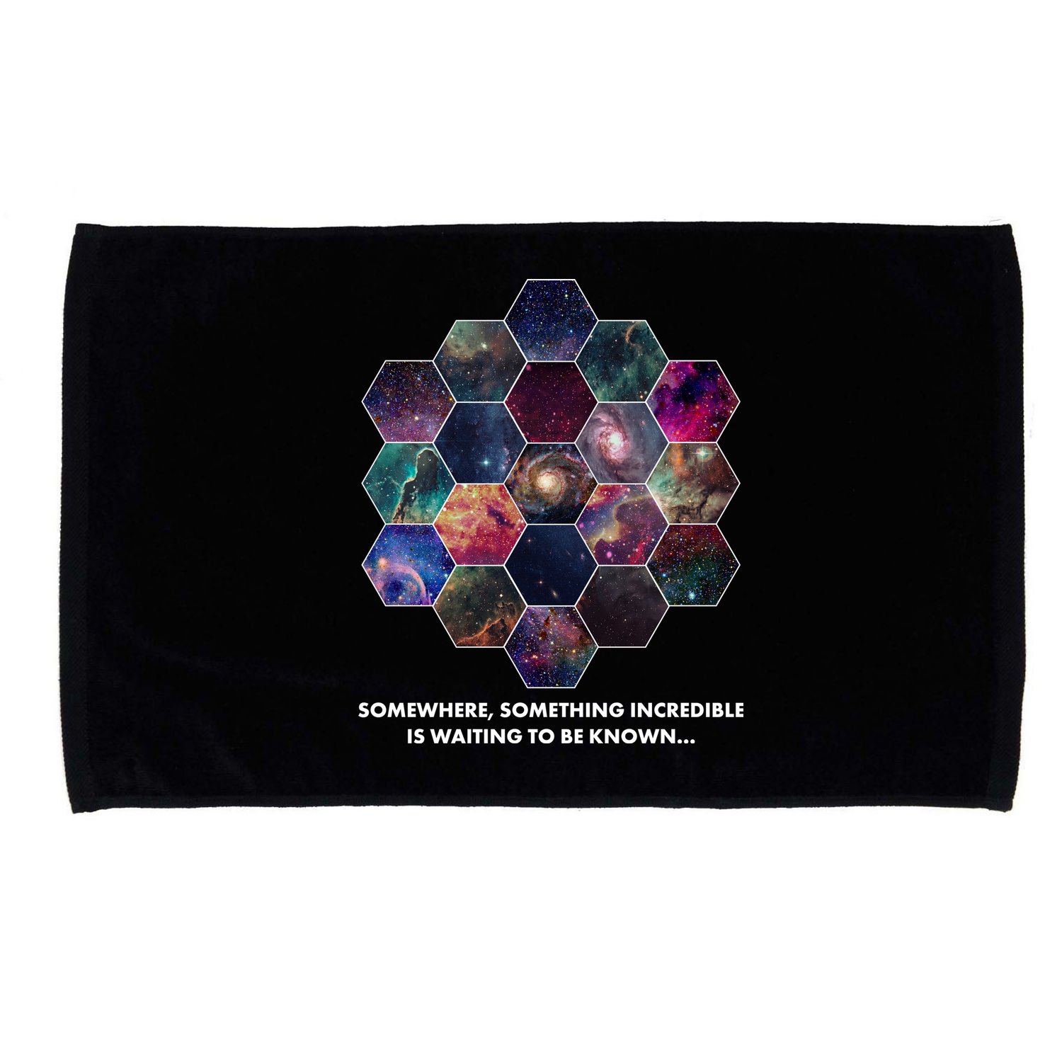 Somewhere Something Incredible Is Waiting To Be Known Microfiber Hand Towel