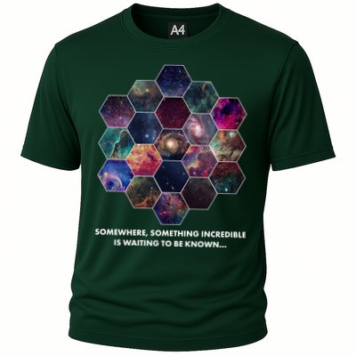 Somewhere Something Incredible Is Waiting To Be Known Performance Shirt