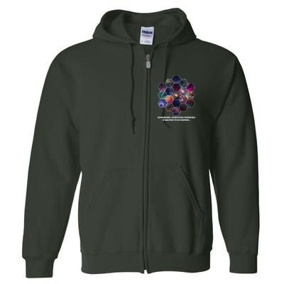 Somewhere Something Incredible Is Waiting To Be Known Full Zip Hoodie