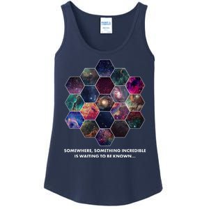 Somewhere Something Incredible Is Waiting To Be Known Ladies Essential Tank