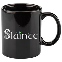 Slainte, Sláinte Irish Cheers, Health, St Patrick's Day 11oz C Handle Ceramic Mug