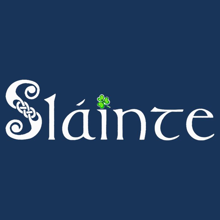 Slainte, Sláinte Irish Cheers, Health, St Patrick's Day 7 Panel Mesh Trucker Snapback Hat