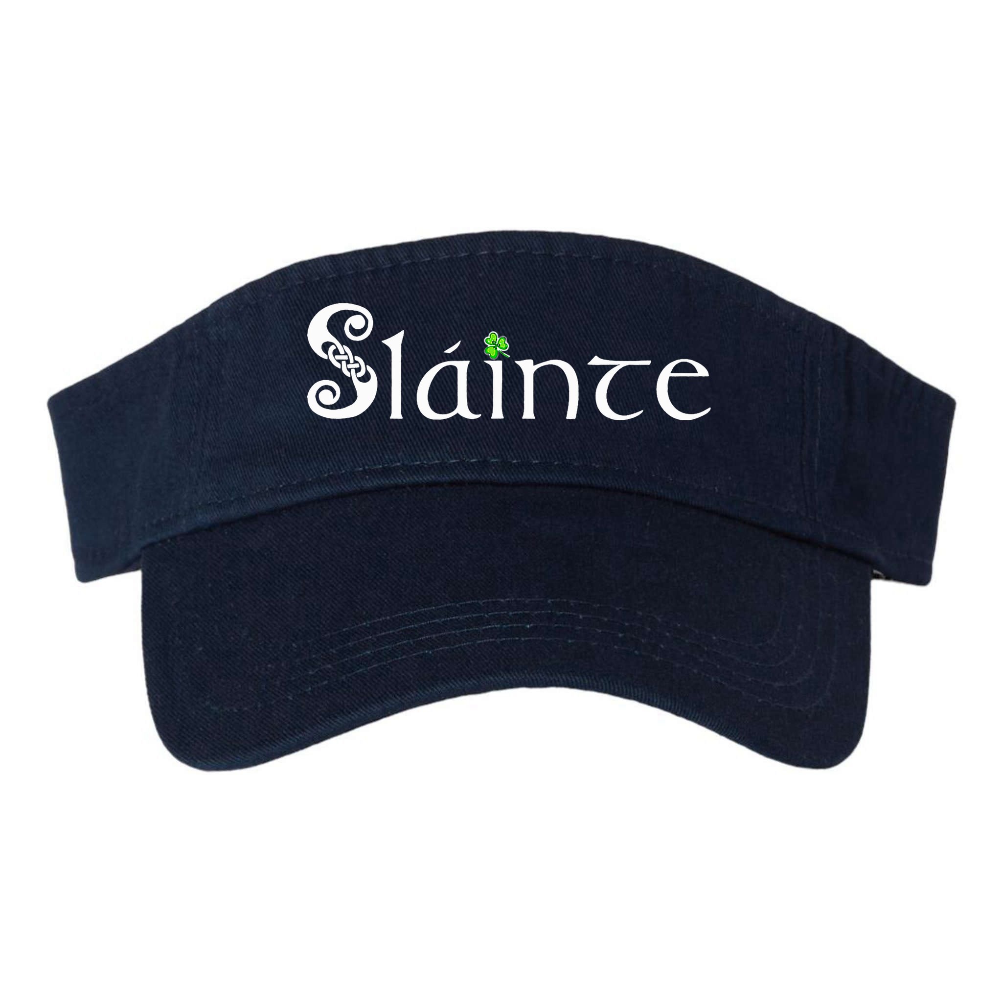 Slainte, Sláinte Irish Cheers, Health, St Patrick's Day Visor