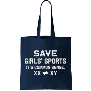 Save Sports Its Common Sense Xx Different To Xy Tote Bag