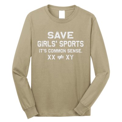 Save Sports Its Common Sense Xx Different To Xy Long Sleeve Shirt