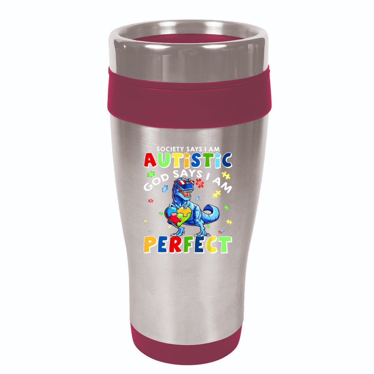 Society Says I'm Autistic God Says I'm Perfect Autism Funny Kids Hoodie