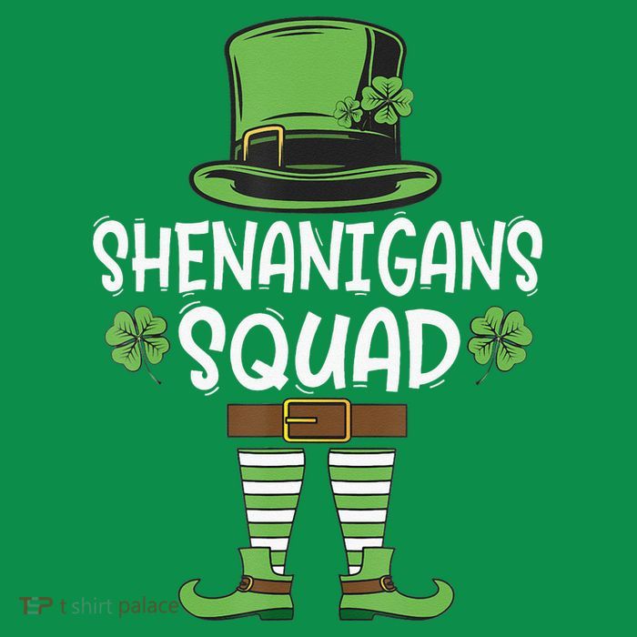 Shenanigans Squad Irish Funny Saint Patricks Day T-Shirt
