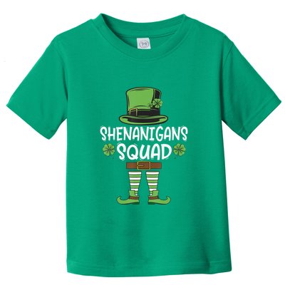 Shenanigans Squad Irish Funny Saint Patricks Day Toddler T-Shirt