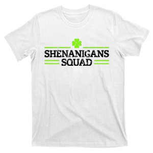 Shenanigans Squad Irish Shamrock Funny Saint Patricks Day T-Shirt