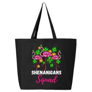 Shenanigan Squad Irish Flamingo St Patricks Day Bird Animal 25L Jumbo Tote