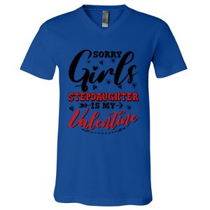 Sorry Stepdaughter Is My Valentines Day Gift V-Neck T-Shirt