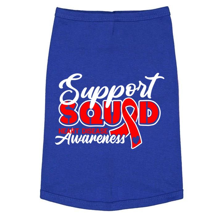 Support Squad I Coronary Bypass Surgery Open Heart Disease Gift Doggie Tank