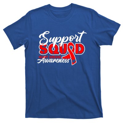 Support Squad I Coronary Bypass Surgery Open Heart Disease Gift T-Shirt