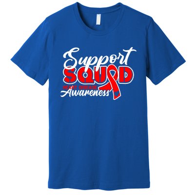 Support Squad I Coronary Bypass Surgery Open Heart Disease Gift Premium T-Shirt