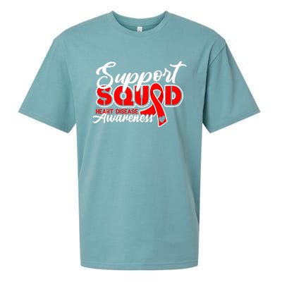 Support Squad I Coronary Bypass Surgery Open Heart Disease Gift Sueded Cloud Jersey T-Shirt