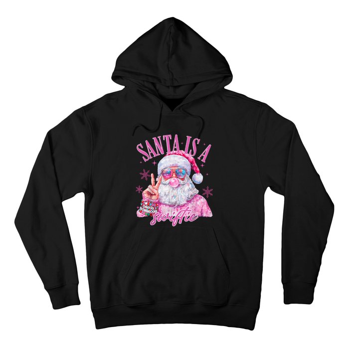 Sunglasses Santa Is A Swifty Santa Christmas Gum Hoodie