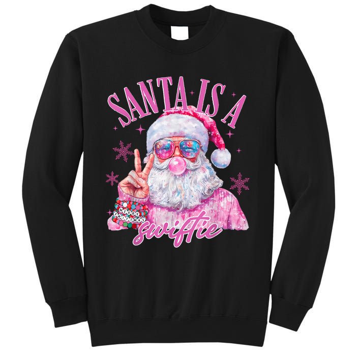 Sunglasses Santa Is A Swifty Santa Christmas Gum Sweatshirt