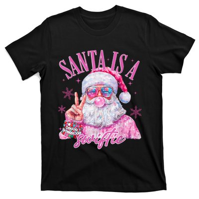 Sunglasses Santa Is A Swifty Santa Christmas Gum T-Shirt