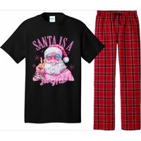 Sunglasses Santa Is A Swifty Santa Christmas Gum Pajama Set