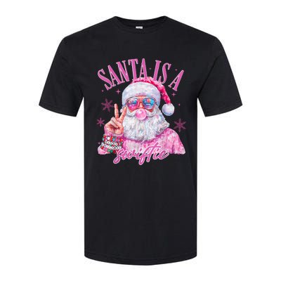 Sunglasses Santa Is A Swifty Santa Christmas Gum Softstyle CVC T-Shirt