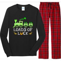 Shenanigan Squad Irish Flamingo Leprechaun St Patrick's Day Long Sleeve Pajama Set