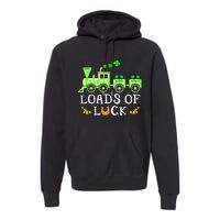 Shenanigan Squad Irish Flamingo Leprechaun St Patrick's Day Premium Hoodie