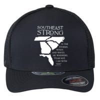 Southeast Strong In The Storms Winds And Waves He Whispers Flexfit Unipanel Trucker Cap