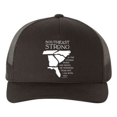 Southeast Strong In The Storms Winds And Waves He Whispers Yupoong Adult 5-Panel Trucker Hat