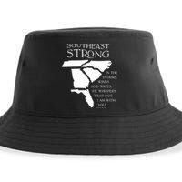 Southeast Strong In The Storms Winds And Waves He Whispers Sustainable Bucket Hat