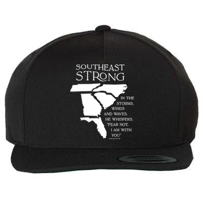 Southeast Strong In The Storms Winds And Waves He Whispers Wool Snapback Cap