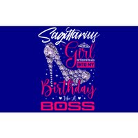 Sagittarius Stepping Into My Birthday Like A Boss Funny Gift Bumper Sticker