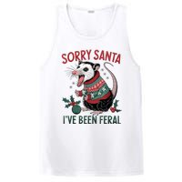 Sorry Santa IVe Been Feral Funny Feral Opossum Christmas PosiCharge Competitor Tank