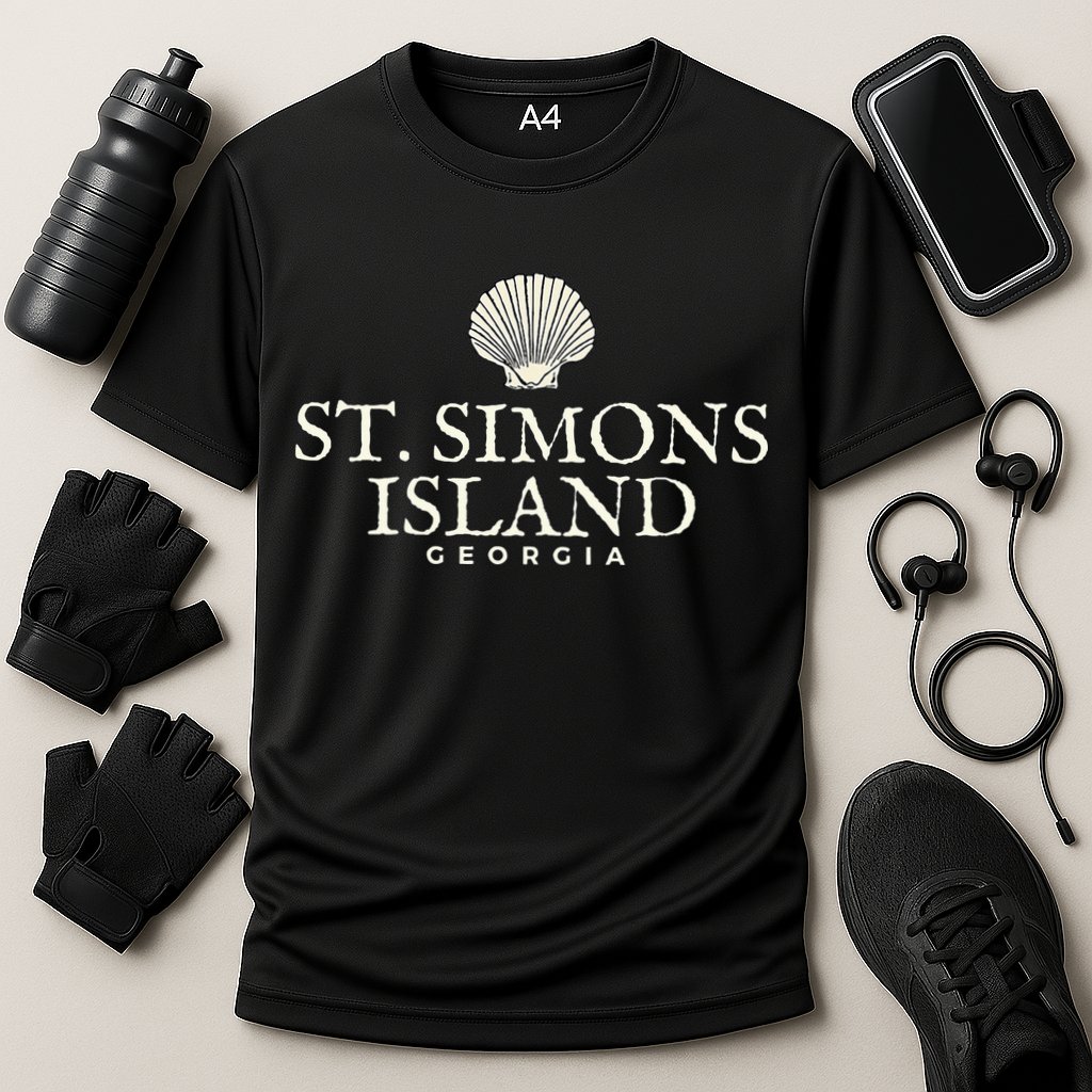 St. Simons Island  Georgia Ocean Island Beach Performance Shirt