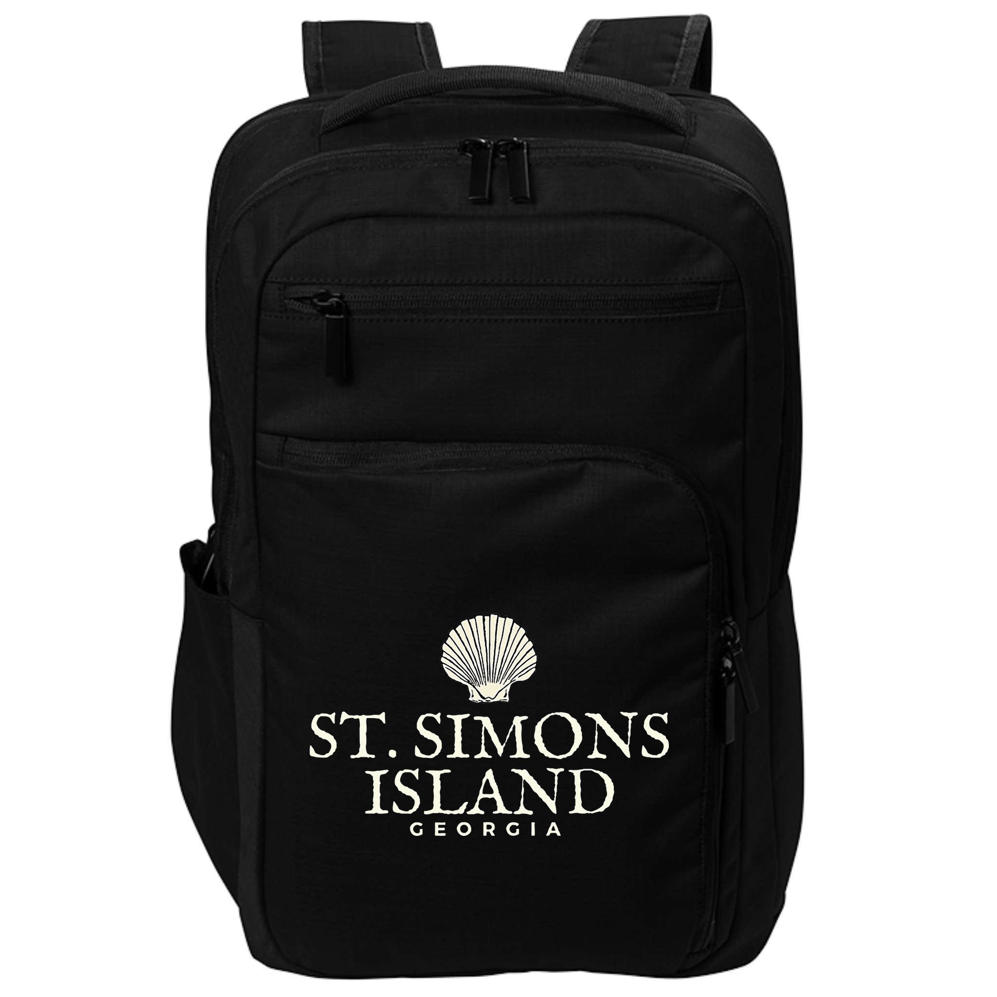 St. Simons Island  Georgia Ocean Island Beach Impact Tech Backpack